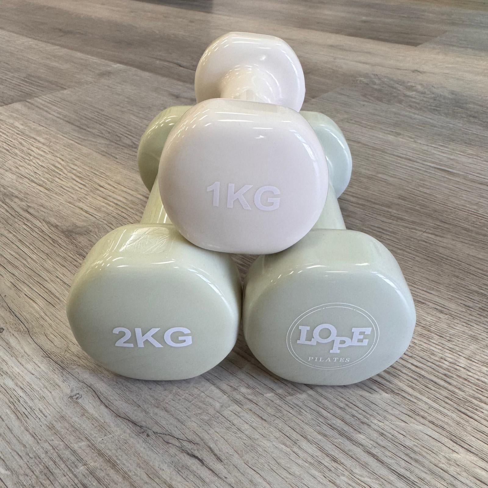 2kg Dumbells Creamy Sage