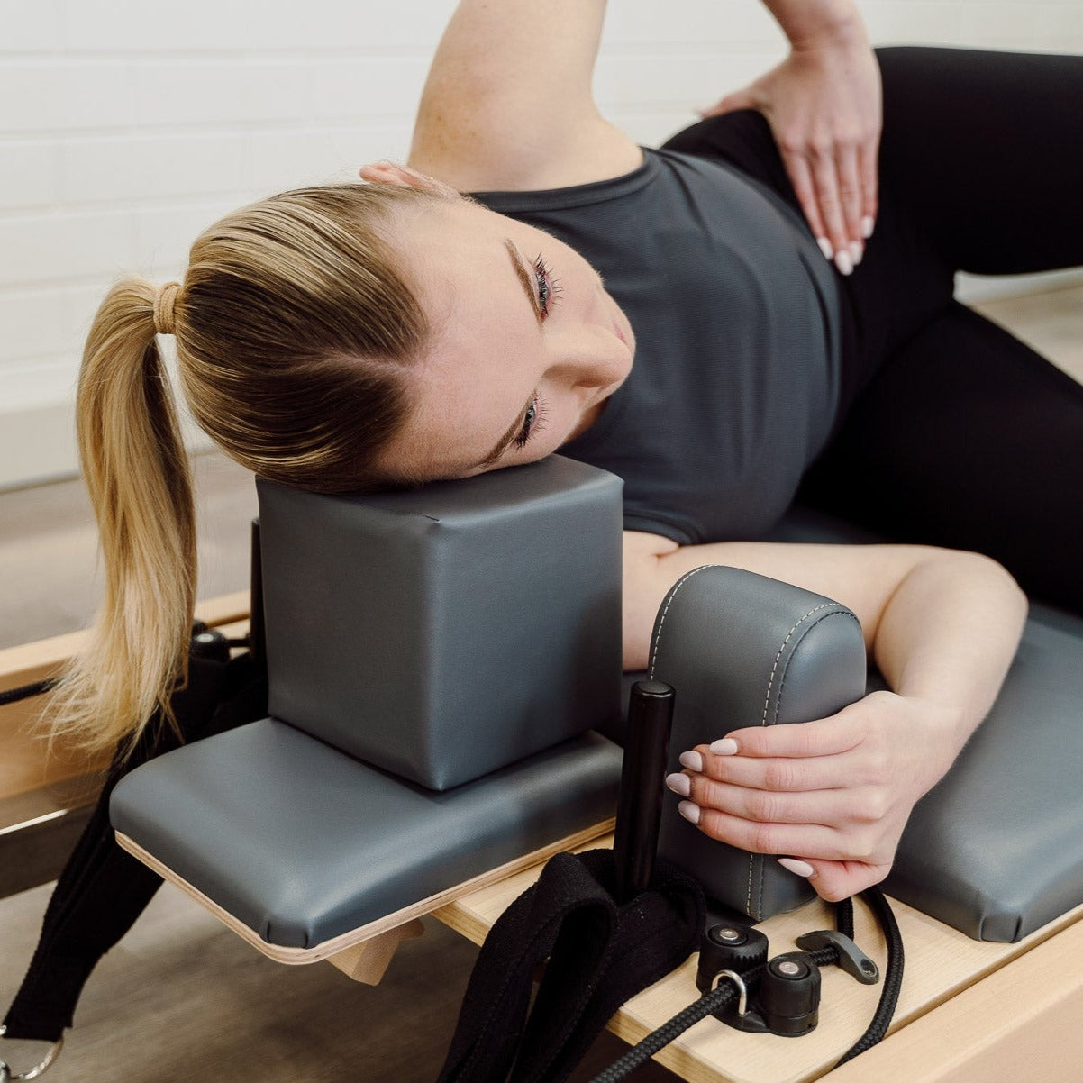 Reformer Square Head Cushion Grey