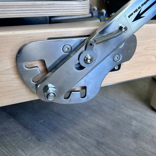 Footbar Plate for Maple Wood Reformer- Left