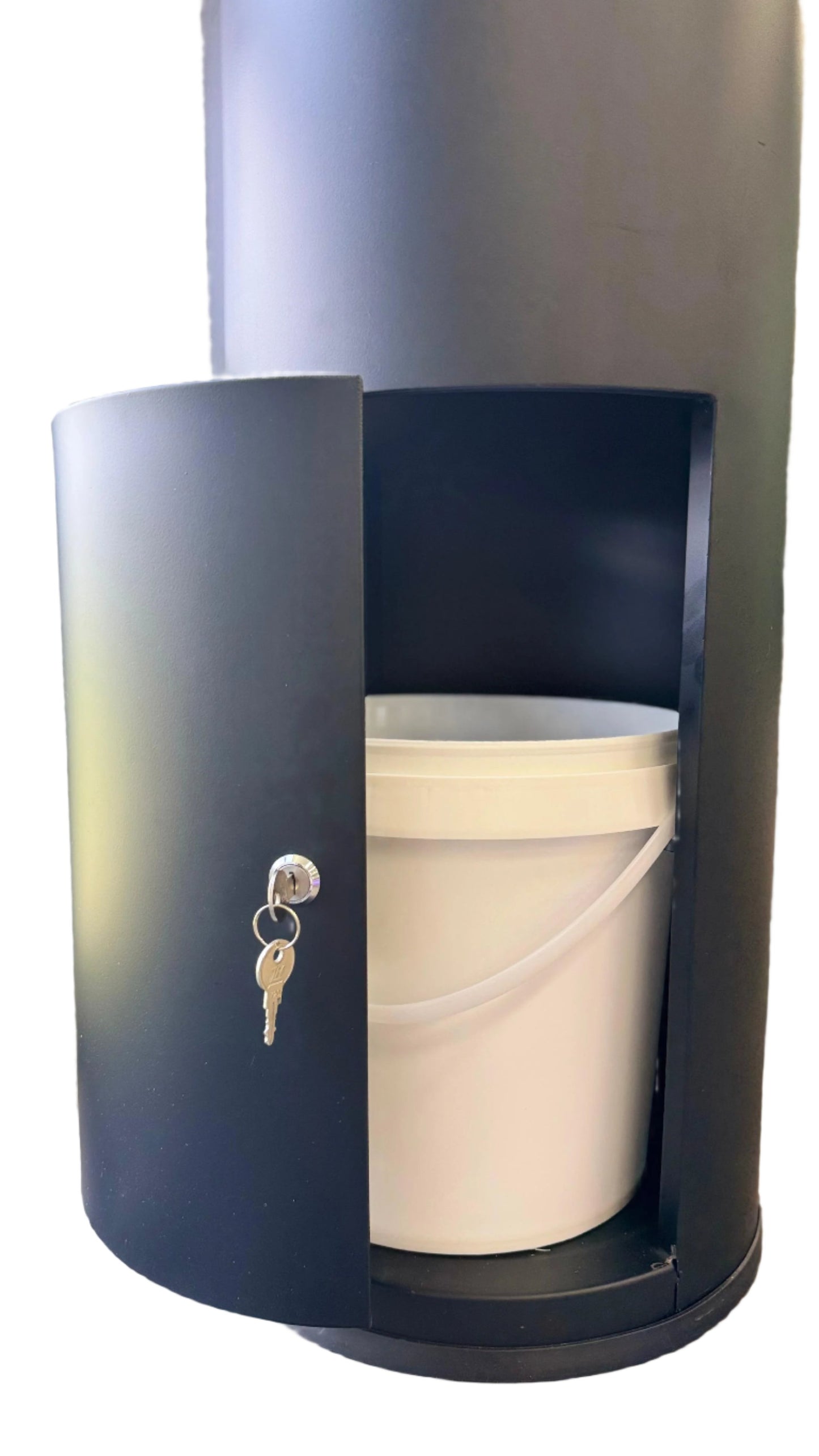 Equipment Wipes Standing Dispenser - Matte Black