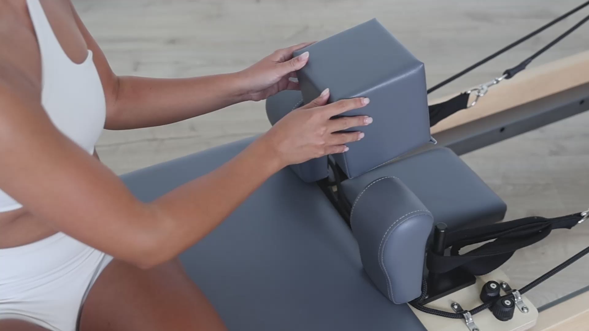 Reformer Square Head Cushion Grey