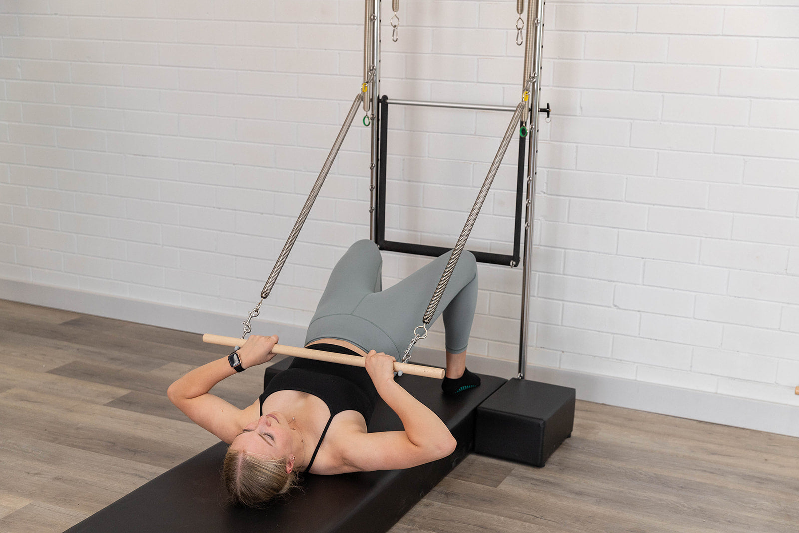 Pilates Wall Unit with Mat & Boxes