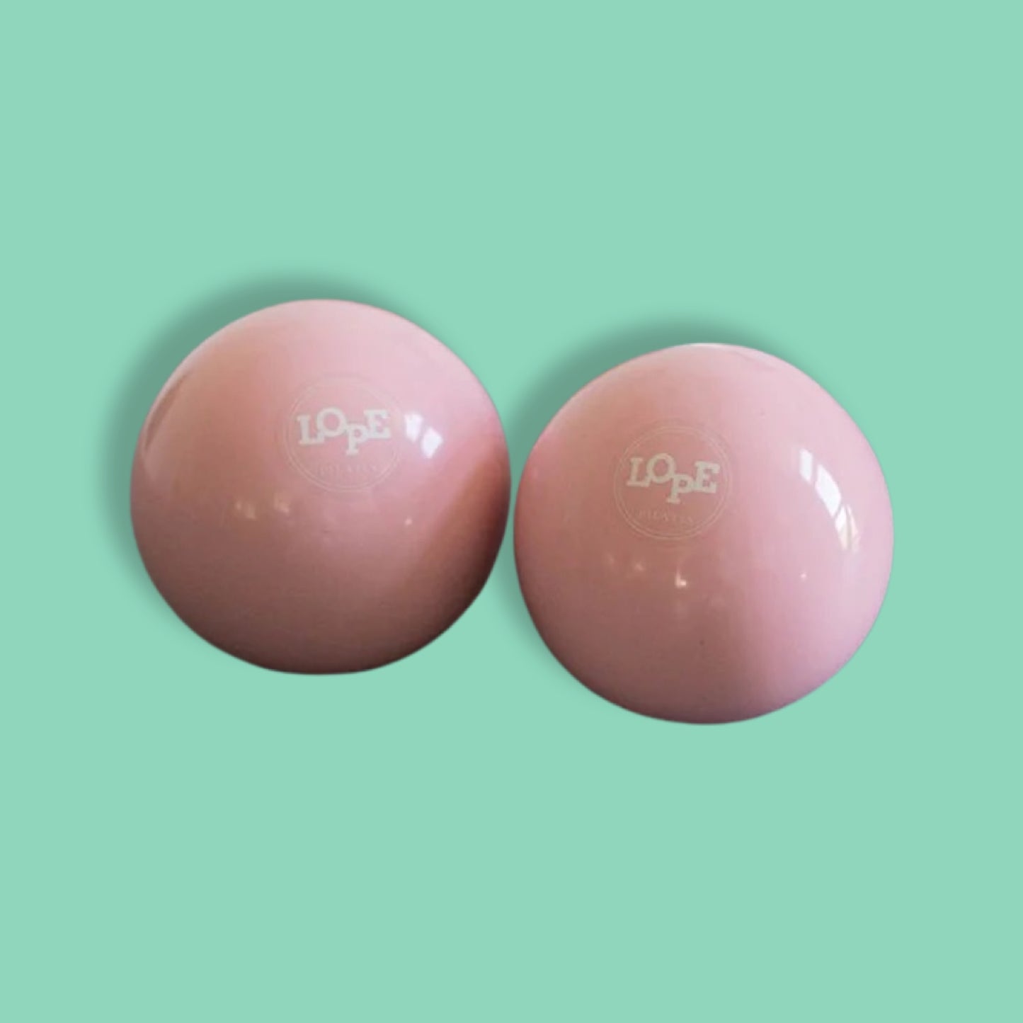 LOPE Weighted Ball 1kg - Pink - One Pair